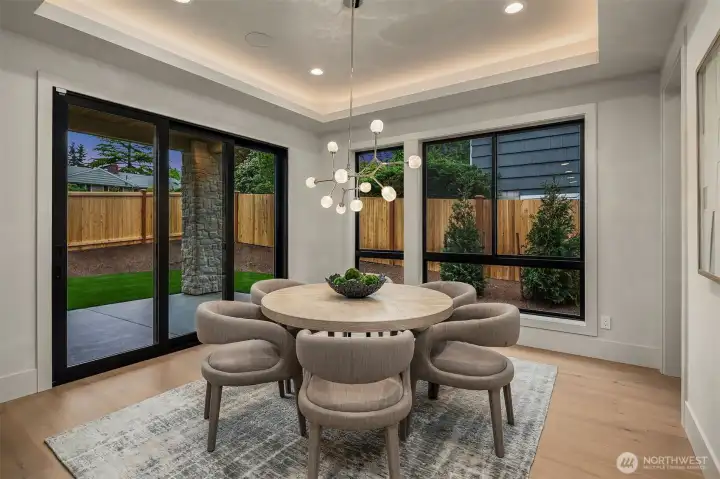 Designated dining room