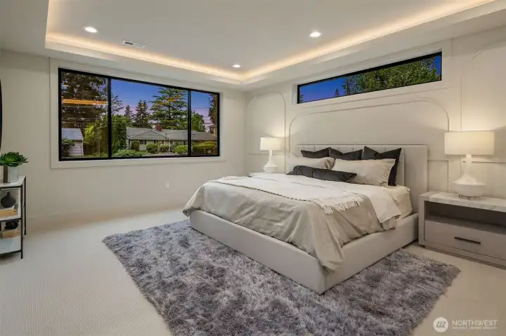 Designer primary suite