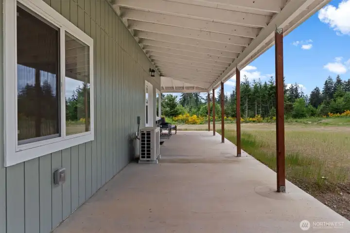 wrap around covered patio