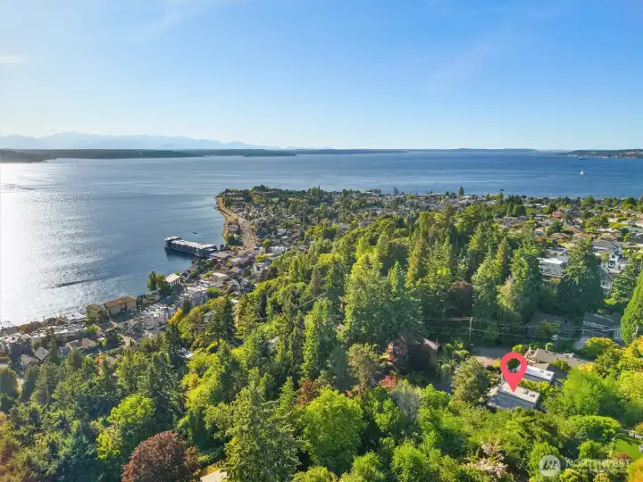 The location couldn't be better — nestled on the west side of Genesee Hill, you're just minutes from the laid-back energy of Alki Beach and the shops and restaurants of Admiral and Alaska Junction.