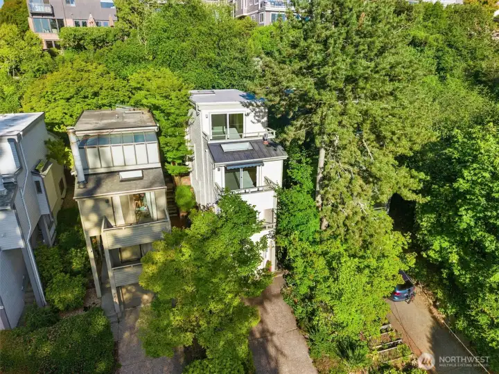 Nestled among the treetops of Genesee Hill, this beautifully designed multi-level home offers a rare combination of sweeping Puget Sound views, a private terraced backyard, and an enchanting treehouse quality that makes every day feel like an escape.