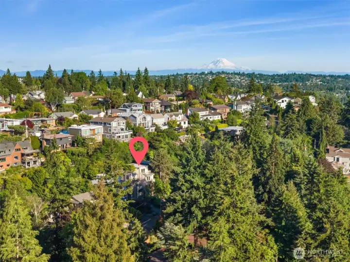 West Seattle offers surprisingly effortless connectivity — downtown Seattle and SeaTac Airport are both just minutes away, making the daily commute far more manageable than most expect.