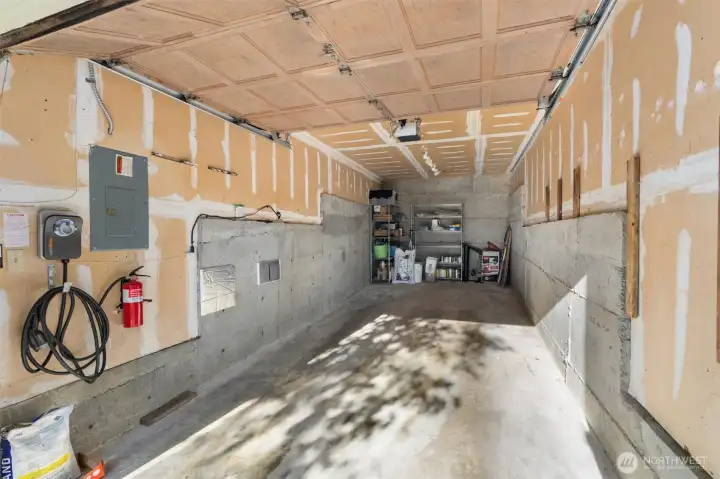 Garage with EV charger already installed!