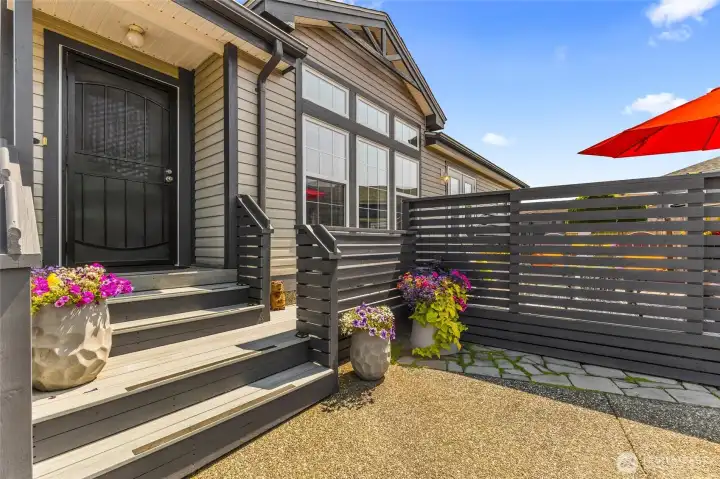 Front entry Front entry