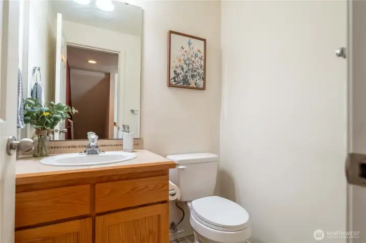 Main floor powder room