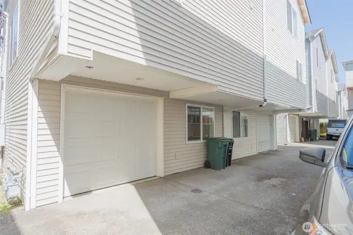 Garage and driveway parking!