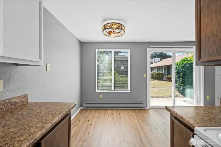 Kitchen to dinning room