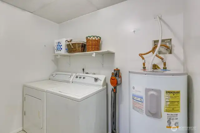 Lower level laundry