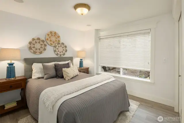 2nd bedroom on lowest level.