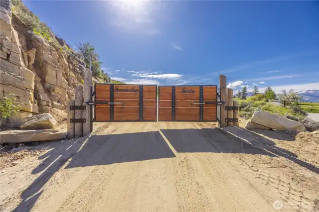 Private Gated Entrance