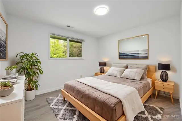 Virtually staged: 4th bedroom, on the left