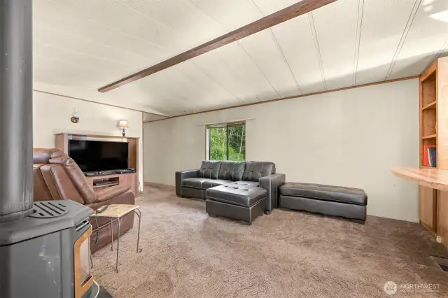 Living room from entry