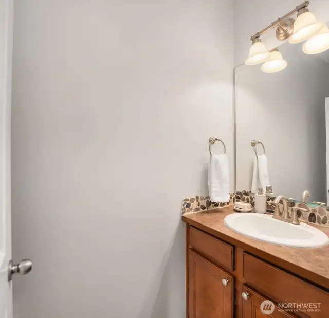 Main level half bath