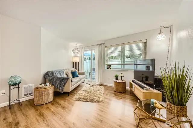 Spacious living area