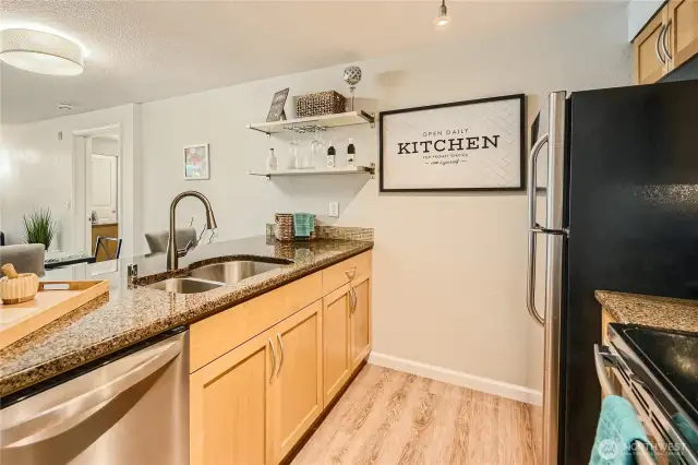 Open concept kitchen