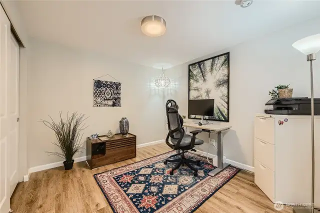 Now this is MORE than a one bedroom! Den or flex space..open extra guest room? work out room? extra media room? whatever your heart desires..