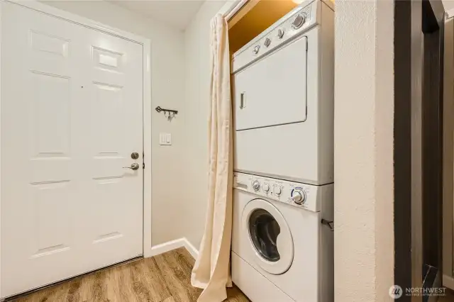In unit washer/dryer