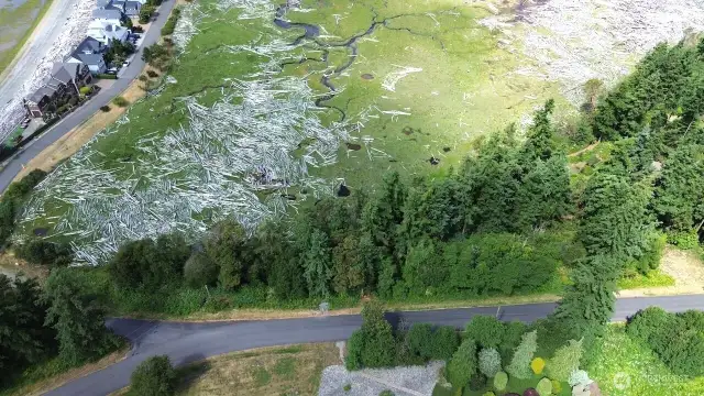 Possible building site at North end of Property. Buyer to verify