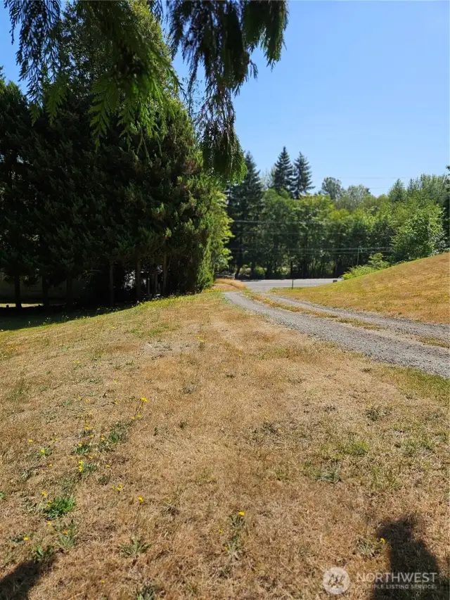 Looking from the lot towards the Brownsville Highway