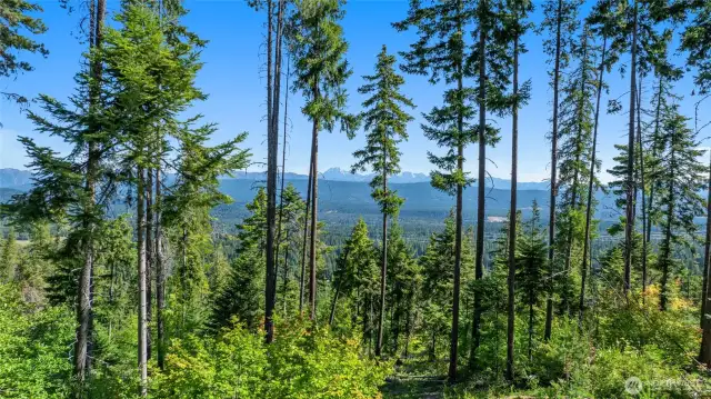 Take in mountain and valley views!