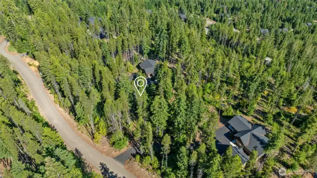 Aerial views of neighborhood and property