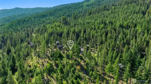 Aerial views of neighborhood and property