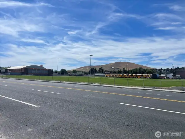 near High School fields