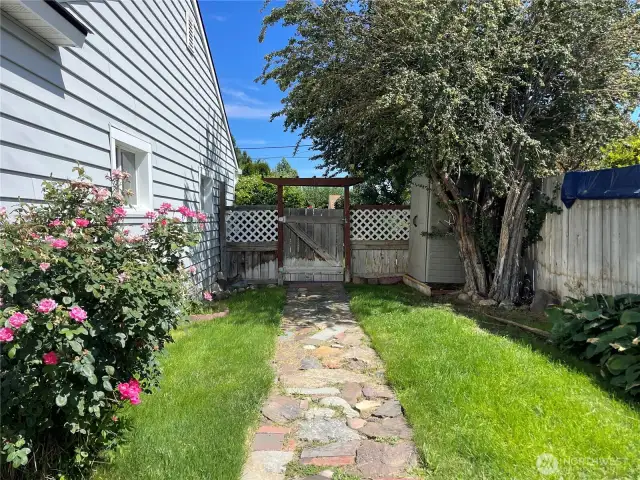 Side Yard path
