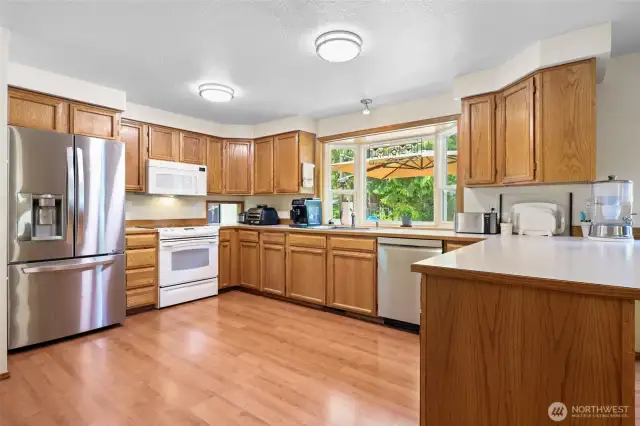 Kitchen with tons of counter space!