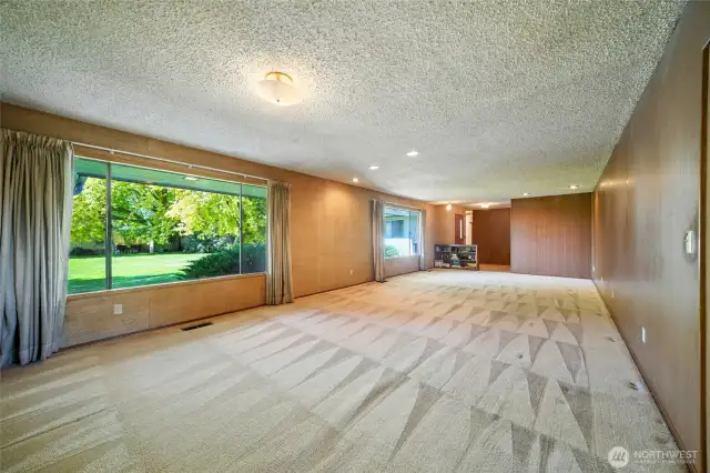 Huge Living Room + Open Dining Room