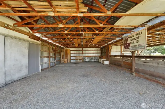 Barn Door Access to Shop