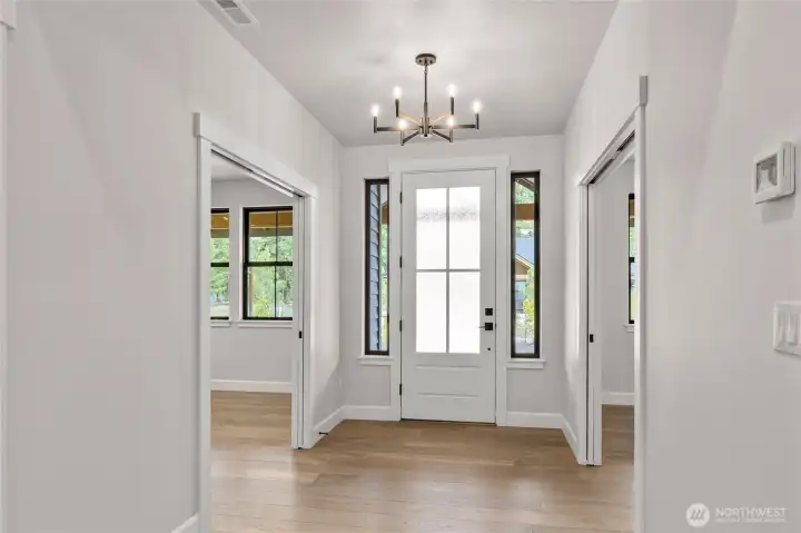 Spacious entry way.