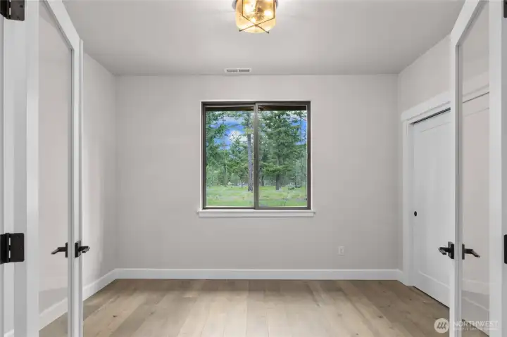 Bedroom #3/Optional Study with french doors