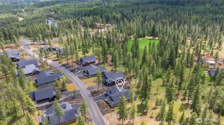 Domerie Park and enclave of 29 homes in The Mountain Home Collection