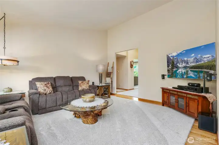 living room facing the entry way
