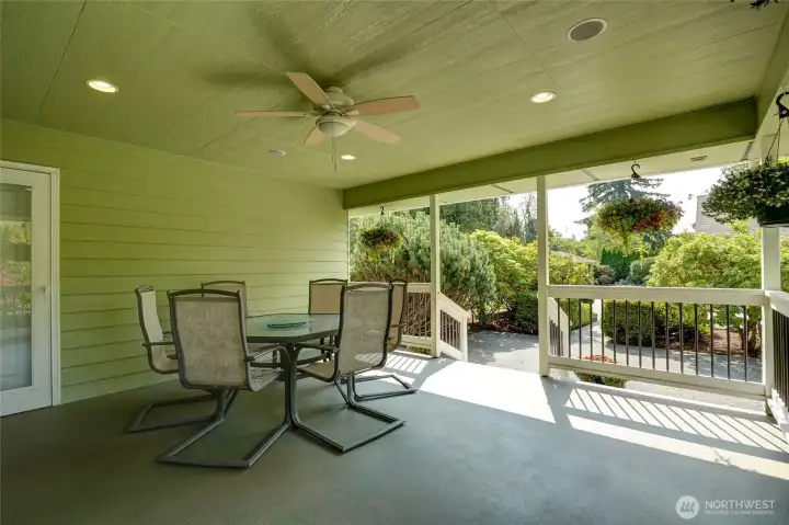 Covered patio