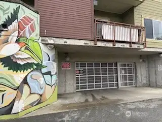 Unit comes with 1 space (13) in the secure parking garage.