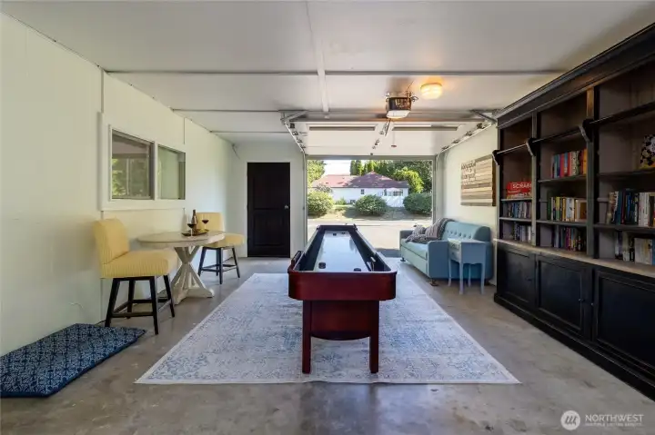 Second Garage or Game room