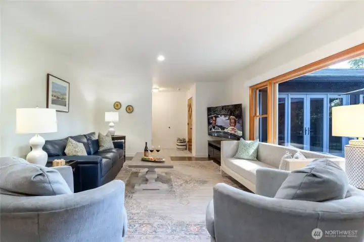 Living Room with view of the front door