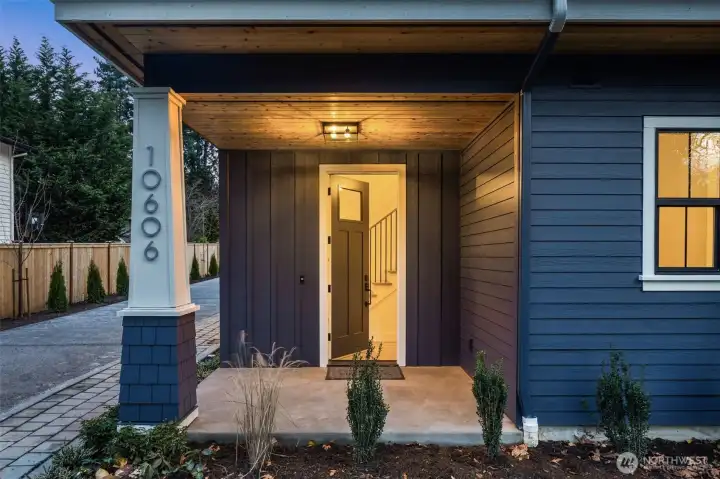 A beautifully built craftsman-style home.
