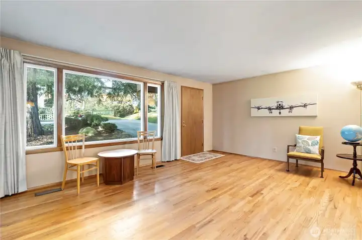 View of front door in the Living room