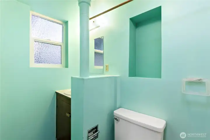Basement bathroom