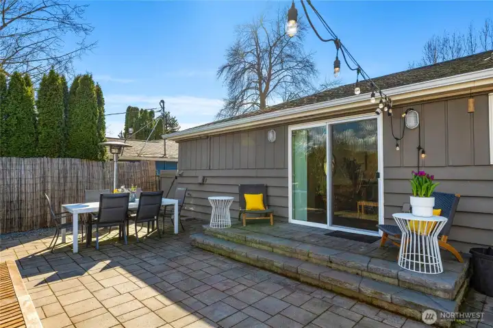 So private and lovely back here