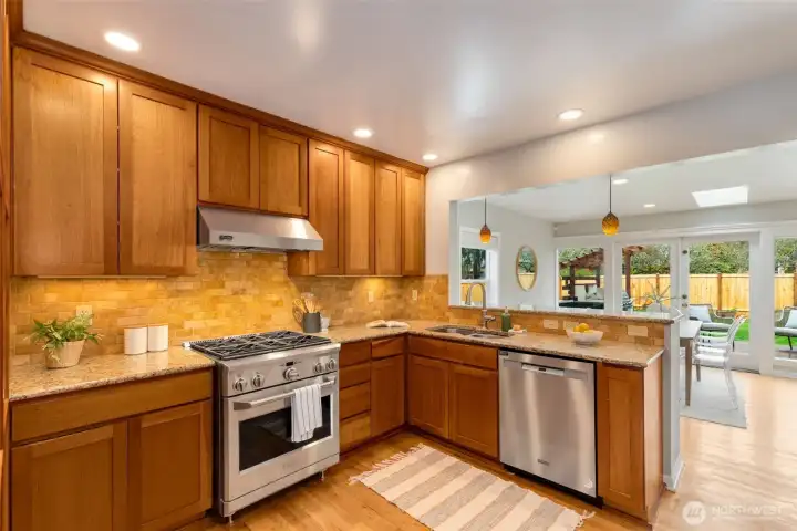 Comfortable, open concept.