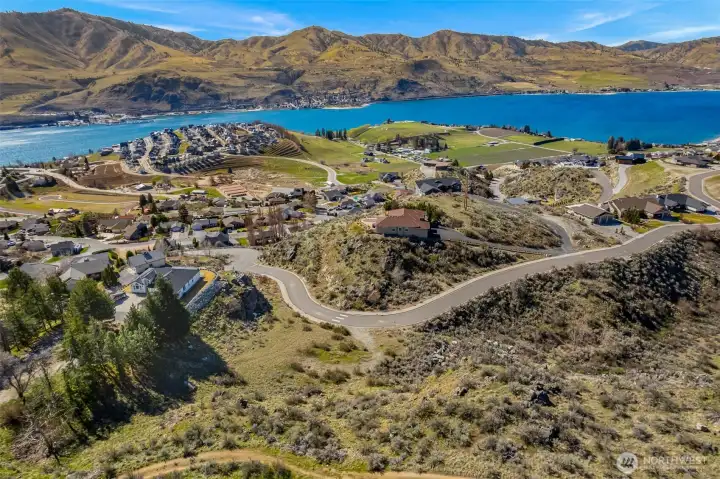 Generous 0.88-acre lot provides added space and privacy in this Lake Chelan setting.
