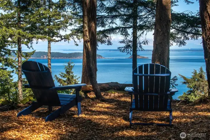This lovely forested lot enjoys sweeping water views of Matia Island, with vistas of the snow-capped Canadian Cascades stretching from Mount Baker to the east to the shimmering high-rises of Vancouver to the north. This lovely forested lot enjoys sweeping water views of Matia Island, with vistas of the snow-capped Canadian Cascades stretching from Mount Baker to the east to the shimmering high-rises of Vancouver to the north.