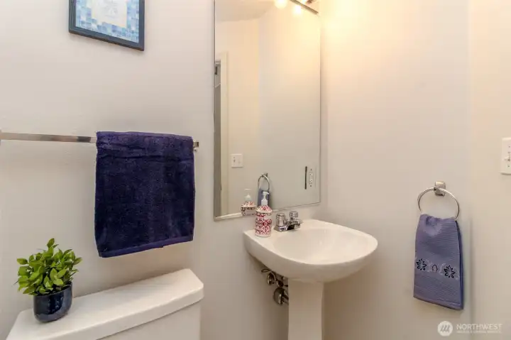 Half bath on main floor