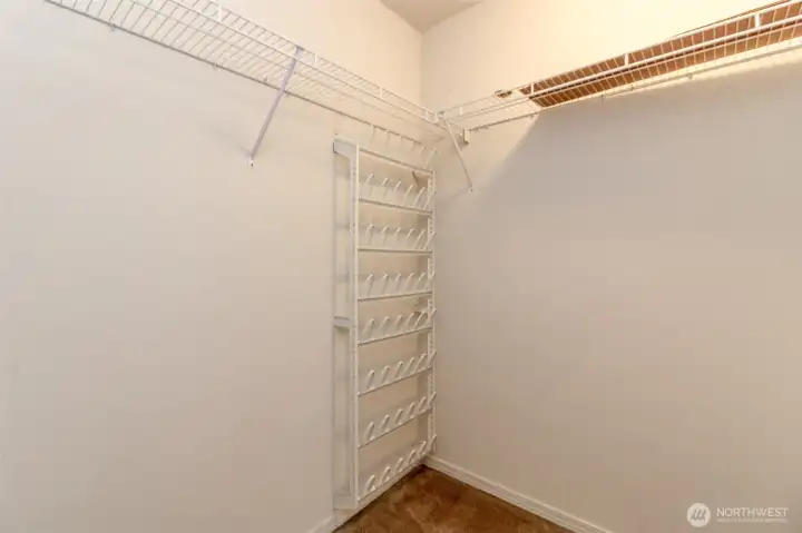 Primary closet
