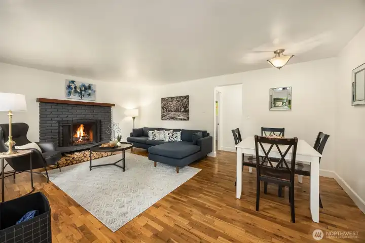 Extensive use of hardwoods throughout