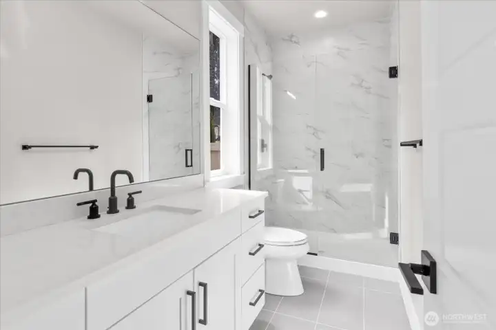 Main Level Bedroom Suite 3/4 Bathroom